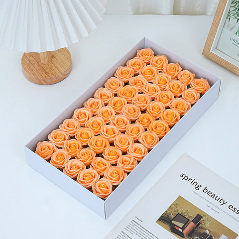 Thumbflower boxed mini soap rose bouquet, Valentine's Day gift decoration materials, wholesale preserved flowers