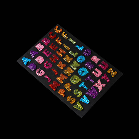 Star diamond sticker flower shop bouquet decoration rhinestone sticker flower petal letter diamond flower art packaging consumables