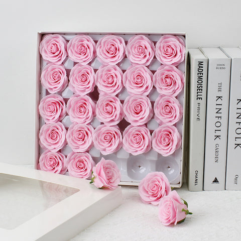Taixi wholesale seven-layer awakening soap flower rose head simulation immortal flower rose handmade DIY bouquet material