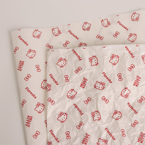 38G cute cat Sydney paper, factory wholesale printing flower shop handmade DIY Sydney paper, bouquet wrapping paper