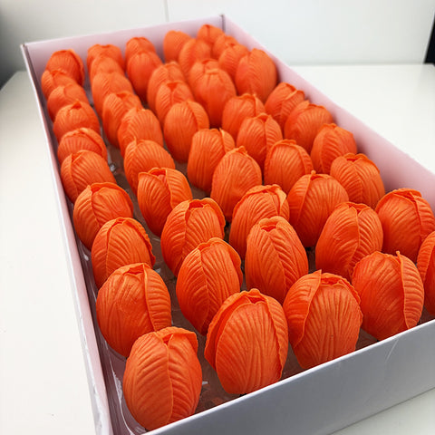 New product simulation tulip flower head soap flower mother's day send mother arrangement flower accessories handmade materials