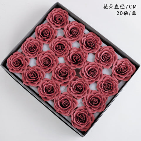 Qixi Festival new soap flower head pride rose aromatherapy immortal flower seven layers soap flower simulation flower wholesale