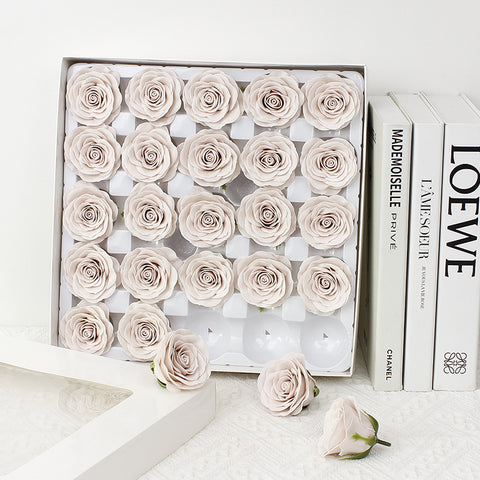 Taixi wholesale seven-layer awakening soap flower rose head simulation immortal flower rose handmade DIY bouquet material