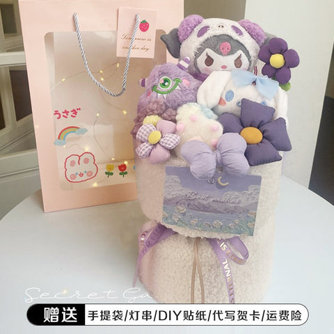 Factory Direct Supply Butter Bear Doll Bouquet UV Resistant Knit Valentine's Day Birthday Gift