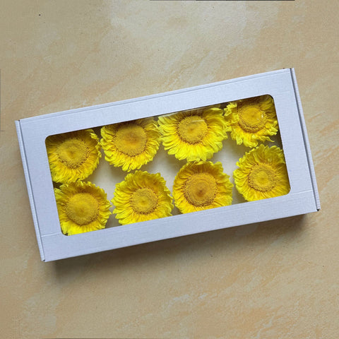 Eternal Sunflower Eternal Flower Sunflower Flower Head Material Keep Flower Sunflower Flower Head Spot Wholesale