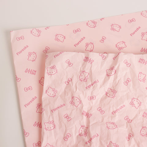 38G cute cat Sydney paper, factory wholesale printing flower shop handmade DIY Sydney paper, bouquet wrapping paper