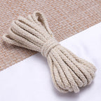 Spot 5mm colored eight-strand cotton rope, handmade DIY woven hemp rope, drawstring, trouser belt binding rope, hollow 8-strand cotton rope