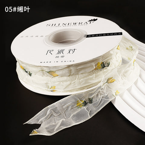 Wide Cotton Ribbon for DIY Bow Hair Accessories & Handmade Jewelry Versatile Christmas Gift Ribbons