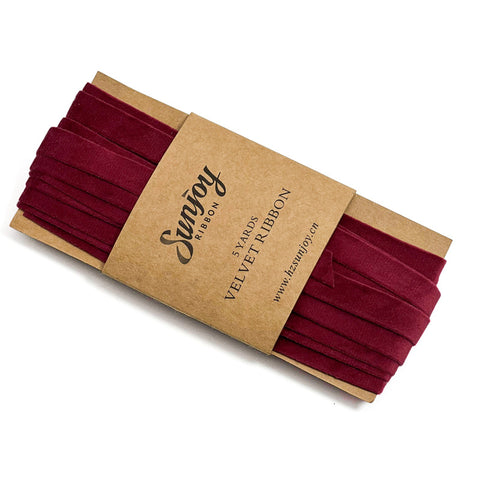 Dutch Velvet Ribbon Roll Modern Velvet Gift Ribbon for Handmade Craft Ornaments Wedding Gift Wrapping