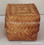 Factory bamboo weaving gift boxes, bamboo boxes, wedding candy boxes, candy baskets, souvenir gift packaging boxes, folk crafts, covered bamboo