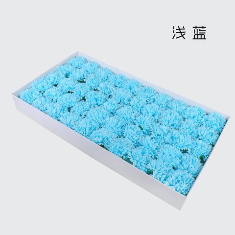 Soap flower head, carnation soap flower, artificial flower head, flower head festival bouquet gift box, DIY materials, flowers