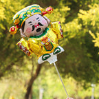 The new God of Wealth large clip balloon All the best cartoon aluminum film clip balloon stall good things recommended