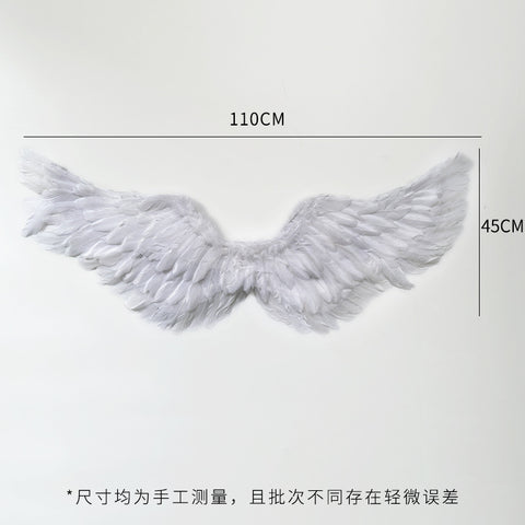 Internet celebrity feather explosion winged angel wings cone bouquet decoration advanced floral handmade DIY material