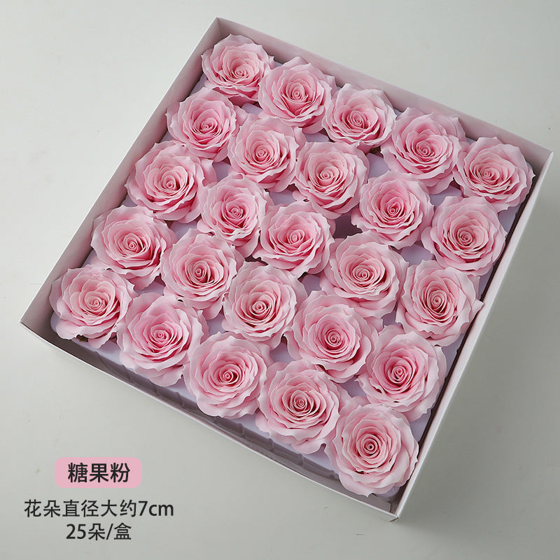 New Manta Rose Soap Flower Seven Layer Roll Core Wave Lace Simulation Flower DIY Flower Shop Packaging Materials