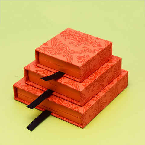 Customized Eco-friendly Portable Reusable Handmade Paperboard Jewelry Drawer Packaging Gift Box