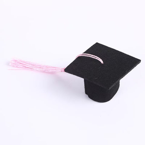 Graduation Season Students Mini Doctor Hat Cake Decorative Ornament Bachelor's Uniform High School Entrance Examination Graduation Ceremony Tassel Hat
