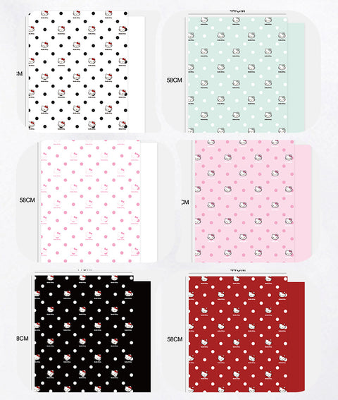 Polka dot Hello Kitty thickened wrapping paper modeling paper 157g kraft paper flower bouquet bag flower paper handmade floral materials
