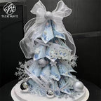 Internet celebrity smooth sailing handmade DIY sailing ferris wheel model rich flower housewarming gift floral tabletop ornament