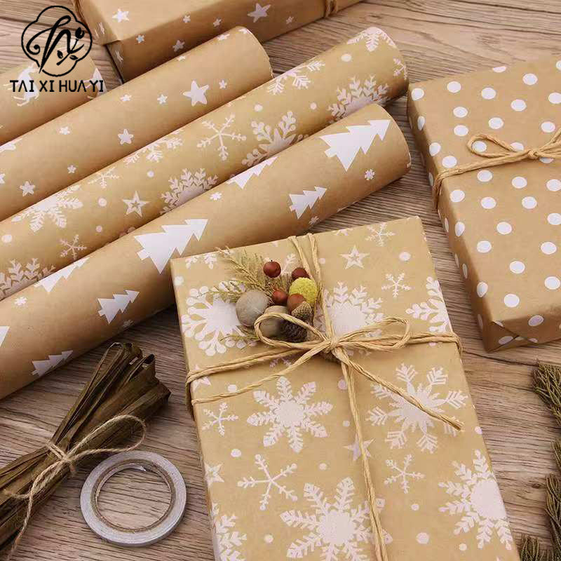 Copper Sheet Paper Wrapping Paper Christmas Gift Paper Large Size Waterproof Eco-friendly Virgin Wood Pulp