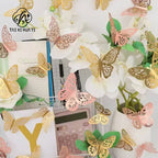 Colorful Butterfly 3D Wall Stickers Festival & Birthday Home Decoration Art Decorative Paper