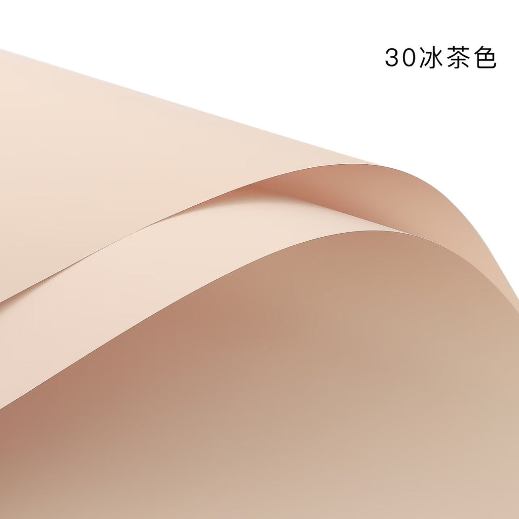 Monochrome Korean Style First Love Eco-Friendly Waterproof Flower Wrapping Paper Thickened Single Side for Flower Packaging
