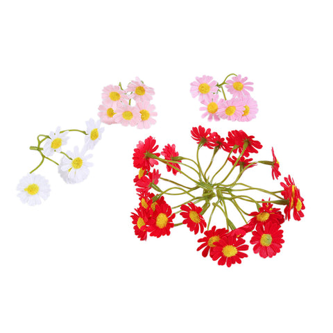 Simulation chamomile small daisy soap flower fresh bouquet packaging decoration fake flower with flower handmade DIY decoration material