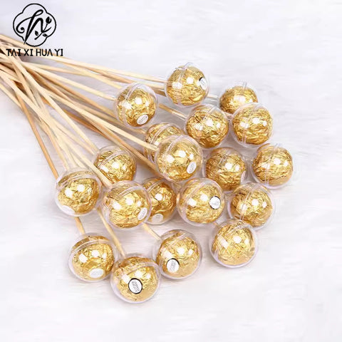 Ferrero Chocolate Cup Clear Chocolate Holder Bouquet Flower Packaging DIY Making Materials Supplies Valentine's Day