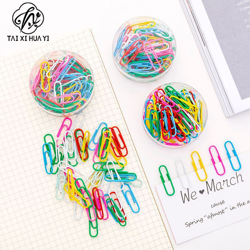 Silver Paper Clip Metal Card Clip Bouquet Greeting Card Paper Clip Stationery Office Long Tail Clip Flower Shop Supplies รูปสินค้ารอง