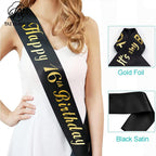 Cross-border Special for Birthday Bachelorette Party Birthday Boy Birthday Boy Shoulder Strap with Stars Etiquette Strap