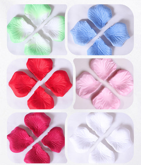Wholesale wedding scene hand-thrown flower non-woven fabric simulated petals wedding room wedding bed decoration petals 120 pieces/bag