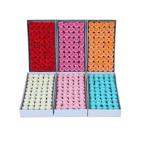 Thumbflower boxed mini soap rose bouquet, Valentine's Day gift decoration materials, wholesale preserved flowers