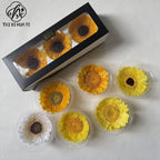 Eternal Sunflower Eternal Flower Sunflower Flower Head Material Keep Flower Sunflower Flower Head Spot Wholesale