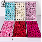 Valentine's Day gift simulated rose gift box with base three-layer soap flower handmade material package soap flower wholesale