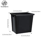 French bucket, plastic drop-resistant flower bucket, large waking flower bucket, liftable black bucket, flower shop ornament wholesale.