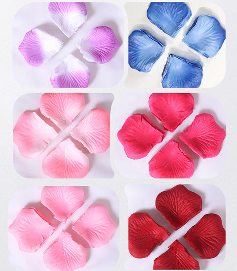 Wholesale wedding scene hand-thrown flower non-woven fabric simulated petals wedding room wedding bed decoration petals 120 pieces/bag