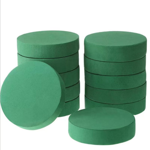 Floral Foam Block Round Cake, Floral Foam Flower Wrapping Base Flower Arranging Special Mud Cylindrical Shape