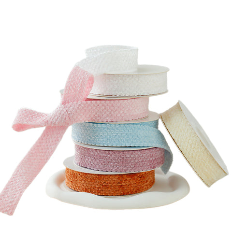 Waltz Fluffy Textured Ribbon Flower Bouquet Bag Decorative Ribbon Gift Ribbon Floral DIY Florist Materials