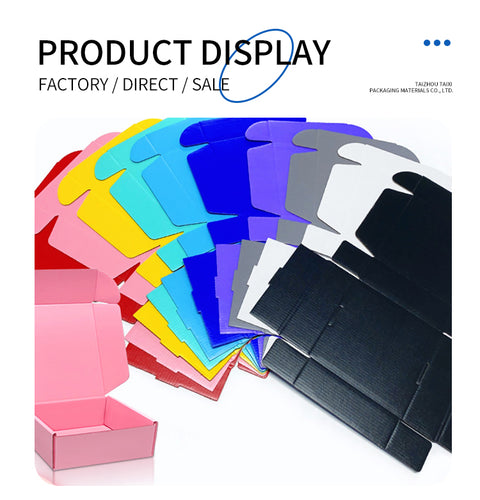 Hot Custom Pink Corrugated Collapsible Shipping & Gift Box Mailer with Matt Lamination Portable Reusable Packaging