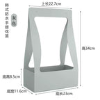 Simple Portable Paper Box Matt Lamination Flower Basket for Wedding Decor Packaging for Flowers and Folders