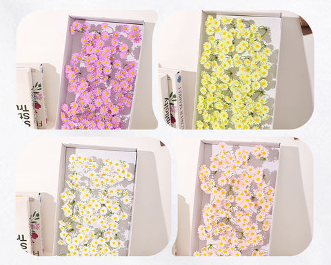 Simulation chamomile small daisy soap flower fresh bouquet packaging decoration fake flower with flower handmade DIY decoration material