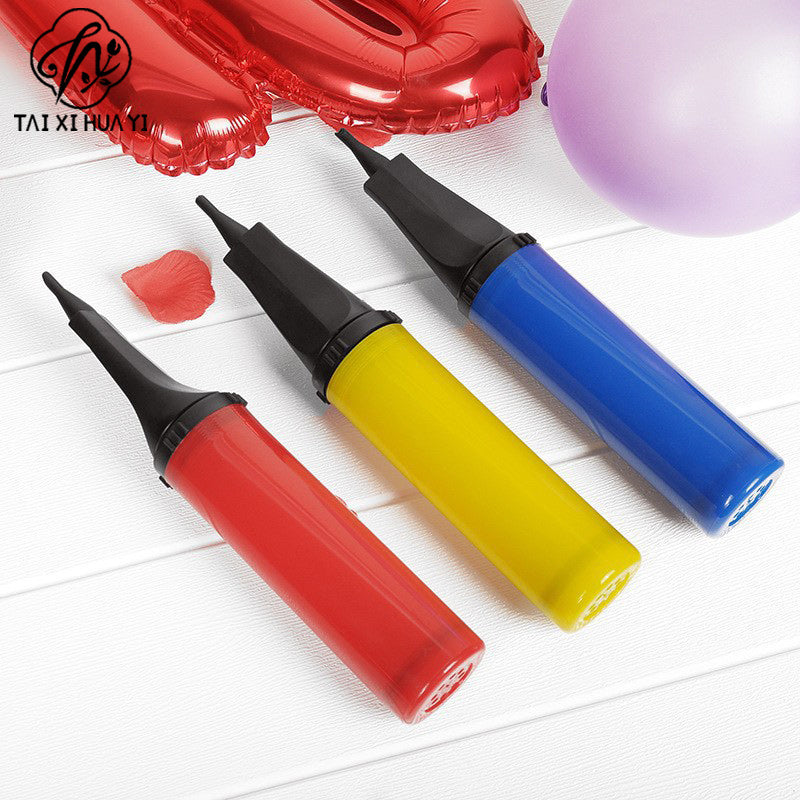 Plastic flat nozzle pump, manual hand pump, balloon macaron inflatable cylinder wholesale directly from the manufacturer Main image