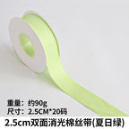Versatile Christmas Gift Ribbons Wide Cotton DIY Bow Hair Accessories & Handmade Jewelry Ribbons