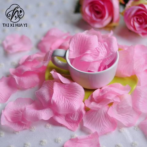 Wholesale wedding scene hand-thrown flower non-woven fabric simulated petals wedding room wedding bed decoration petals 120 pieces/bag