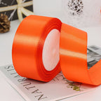 40mm Polyester Satin Ribbon Fashion-Style Floral and Gift Wrapping Ribbon for Birthday Christmas Halloween Decorations