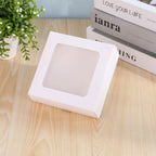 Wholesale Colorful Portable Cake Box with Window Trapezoid Shape for Food Shipping & Gift Packaging