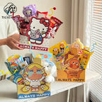 Children's Day Send Children Tide Play Series Tote Bag Cartoon DIY Coffee Milk Tea Decorative Flower Box Floral Packaging Materials