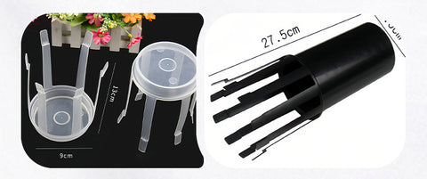 Wholesale floral arrangement Korean style flower bag base artifact plastic bouquet tray bouquet fixing is convenient, time-saving and labor-saving