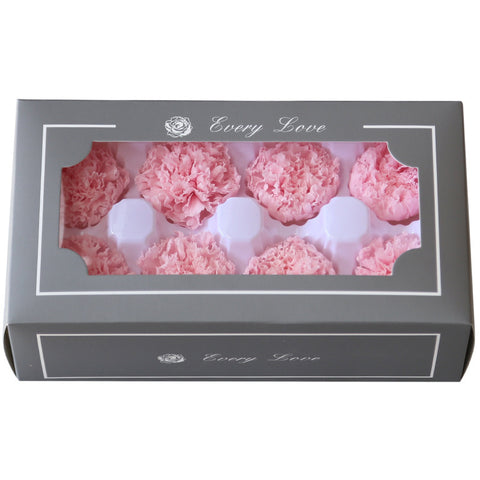 Eternal Flower 4-5cm A Grade Carnation Flower Head DIY Material 8 Packs Yunnan Wholesale Eternal Carnation Flower Head