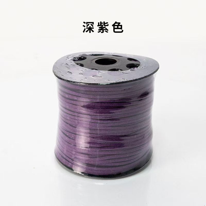 Wholesale 45-Yard Velvet 3mm Flat PVC Strap Floral Suede Binding for DIY Crafts Christmas Birthday Halloween