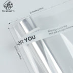 English waterproof cellophane flower bouquet wrapping paper dust-proof cellophane transparent bag flower paper gift flower material